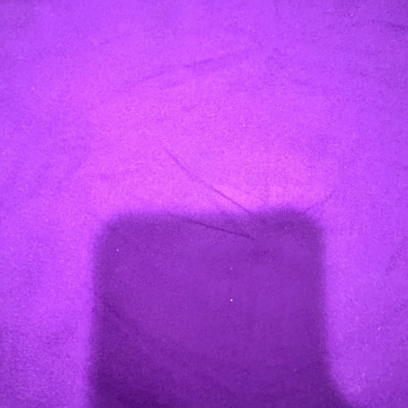 Chicos purple long sleeve top size 2 - Picture 6 of 6